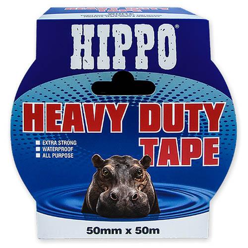 50MMX50M HIPPO BLACK HEAVY DUTY TAPE Image 1