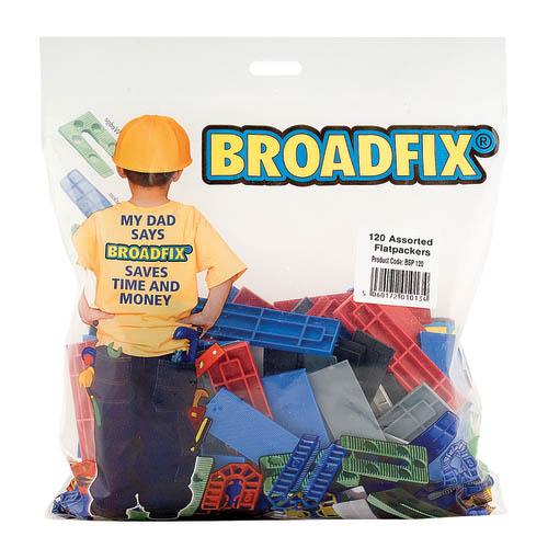 BAG 120 ASSORTED FLATPACKERS BROADFIX Image 1