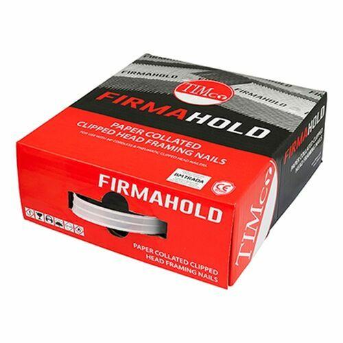 BX2200 3.1X90MM FIRMAGALV PLUS PART RINGSHANK FIRMAHOLD CLIPPED NAILS Image 1