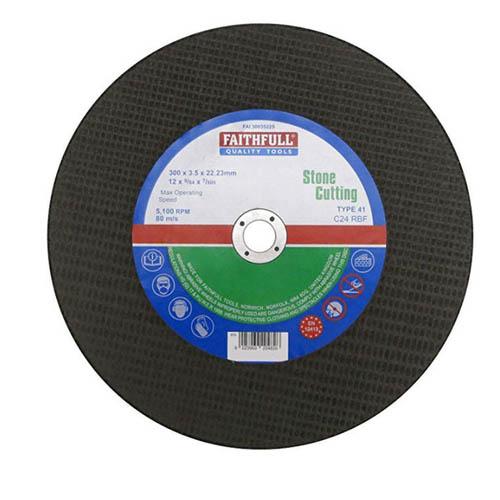 300X3.5X22 FAITHFULL FLAT METAL CUTTING DISC Image 1