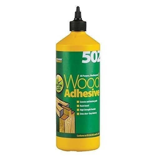 Sika Everbuild 502 All Purpose Weatherproof Wood Adhesive (1L)