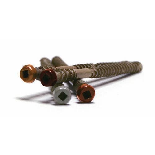 BOX 350 TREX SADDLE COLOURED SCREWS WITH DRILL BIT Image 1