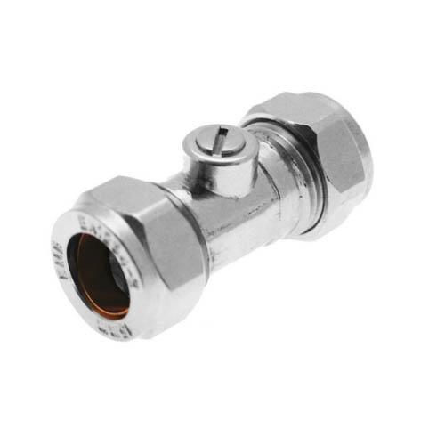 Chrome LP Isolating Valve (15mm)