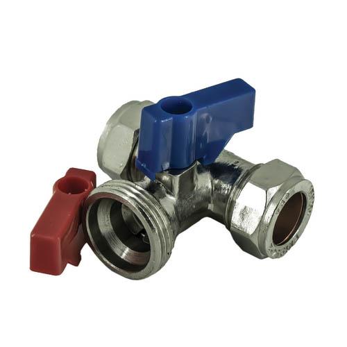 15MMX3/4" CP TEE WASHMAC TAP Image 1