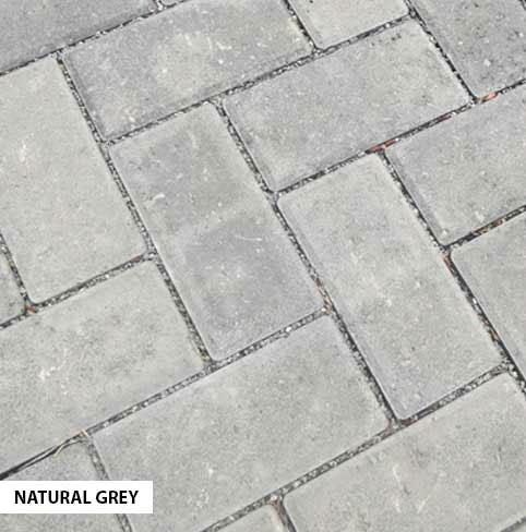 Thomas Armstrong Armpave 50 Rectangular Block Paving Natural Grey (200 x 100 x 50mm)