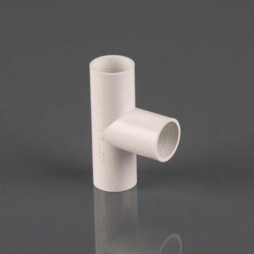 W110W 21.5MM 90DEG WASTE WHITE OVERFLOW TEE Image 1