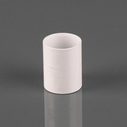 Brett Martin Waste White Solvent Weld Straight Connector (40mm)