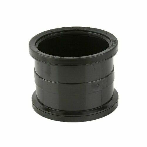 BS478B 110MM PVC BLACK DOUBLE SOCKET SLIP COUPLER BRETT MARTIN Image 1