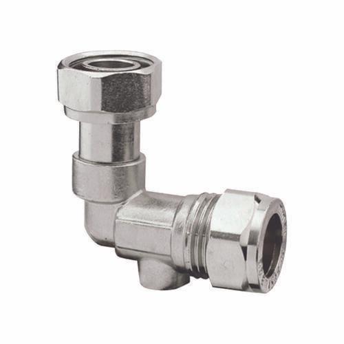 Chrome Angle Service Valve (15mm x 1/2")