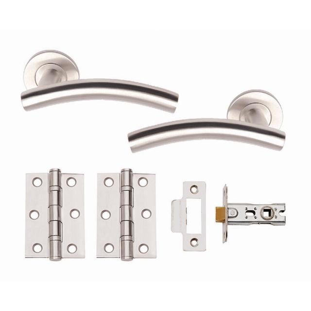 UNION Choice Passage Door Pack - Satin Stainless Steel