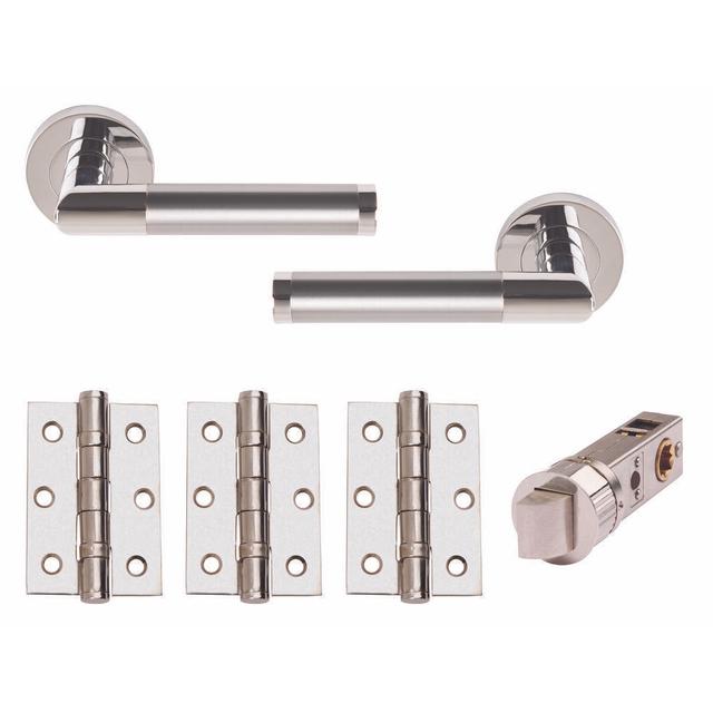 UNION Athena Smart Internal Door Pack - Polished Chrome