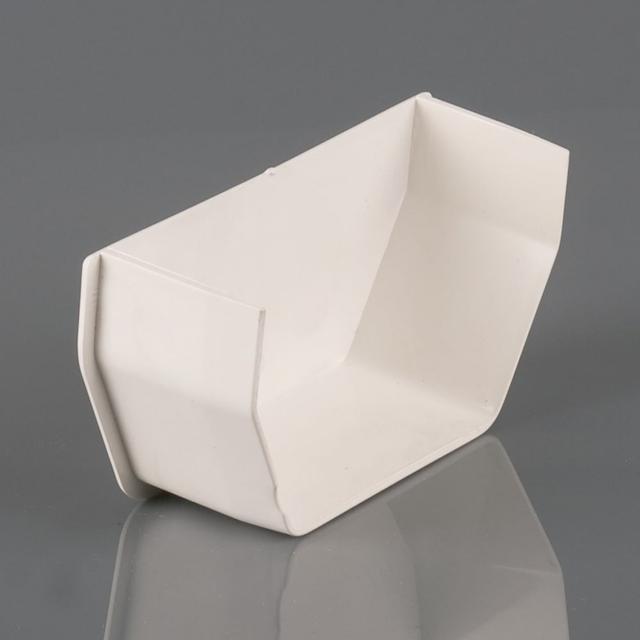 Brett Martin Arctic White Square Internal Stop End (114 x 65mm)