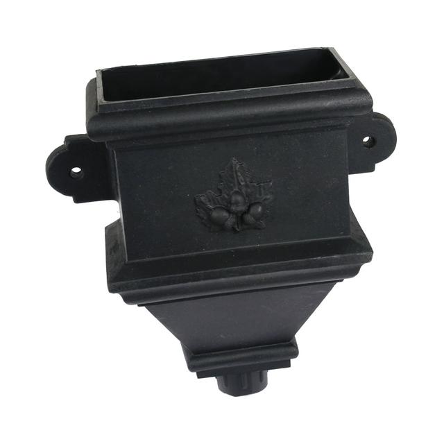 Brett Martin Black Cast Style Bath Hopper (68mm)