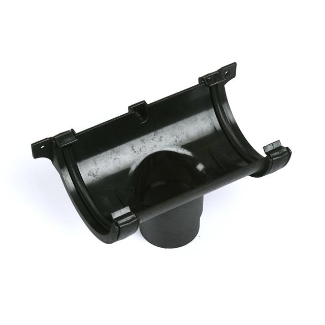 Brett Martin Black Cast Style Running Outlet (112 x 65mm)