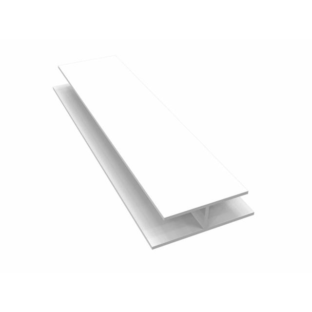 Freefoam Roofline White Hollow Soffit Joint / H Trim (5m)