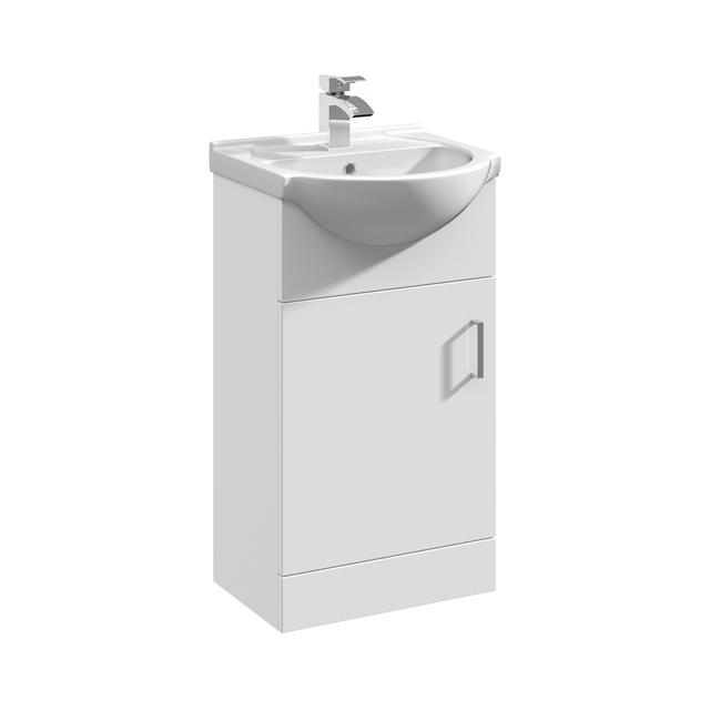 Fresssh New Helena 1 Door Vanity Unit Only - Requires Basin (450mm)