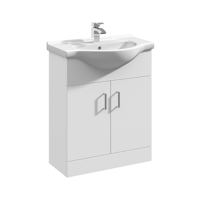 Fresssh New Helena 2 Door Vanity Unit Only - Requires Basin (650mm)