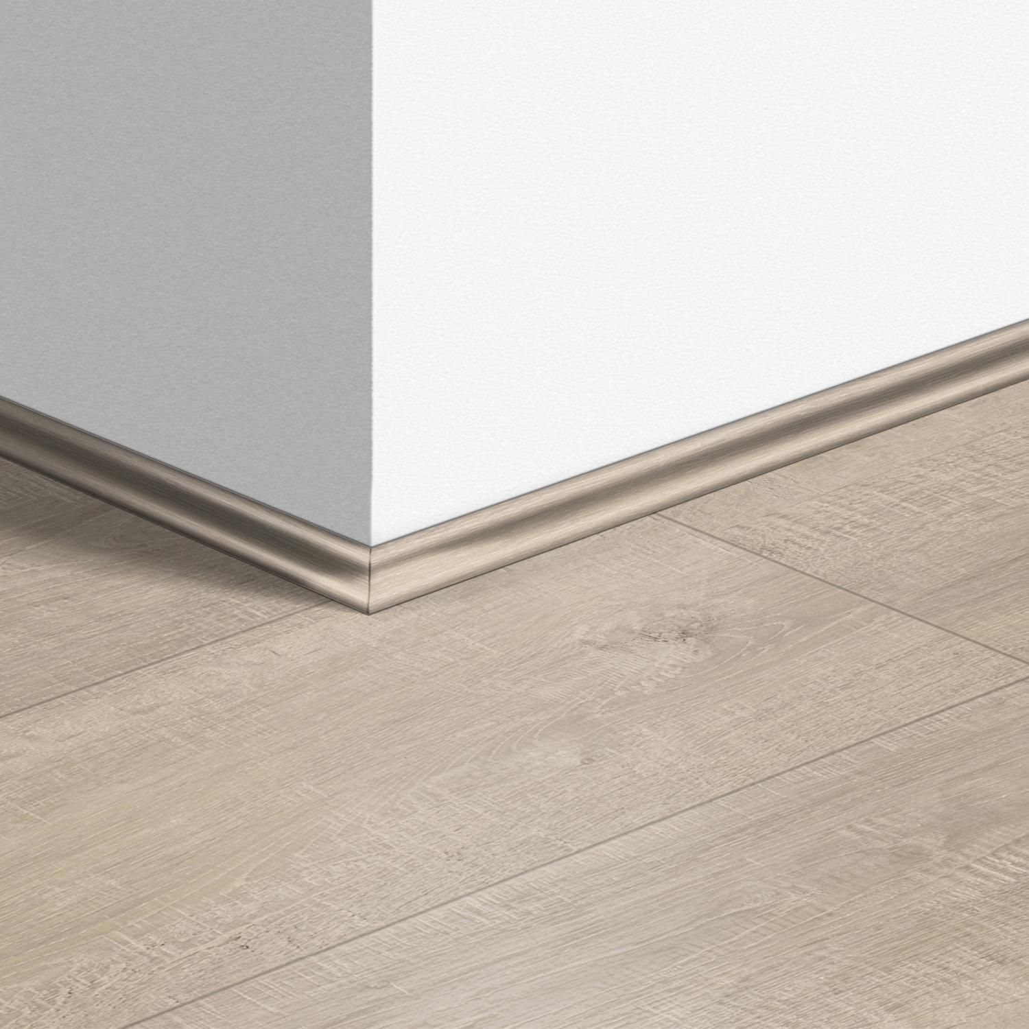 17mm 2400mm Quickstep Saw Cut Oak Beige Laminate Scotia Image 5