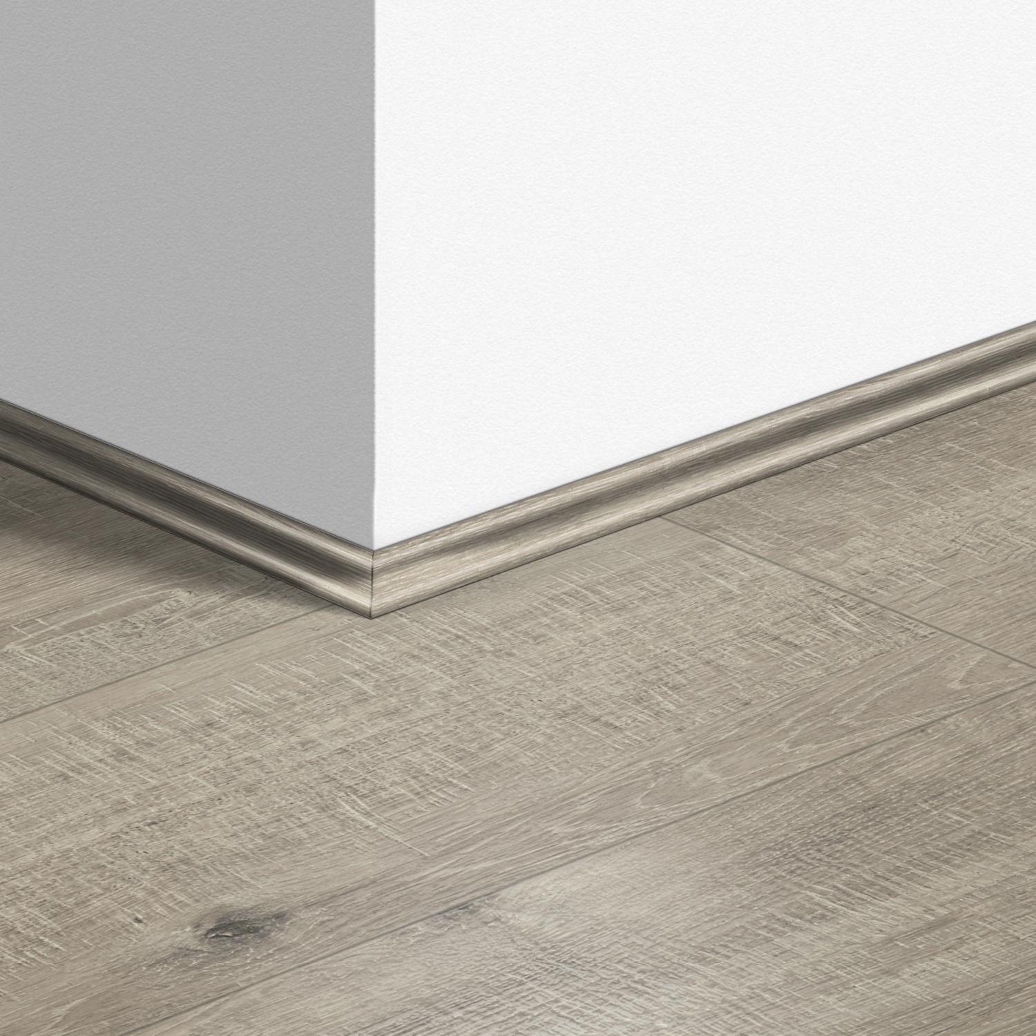 17mm 2400mm Quickstep Saw Cut Oak Grey Laminate Scotia Image 5