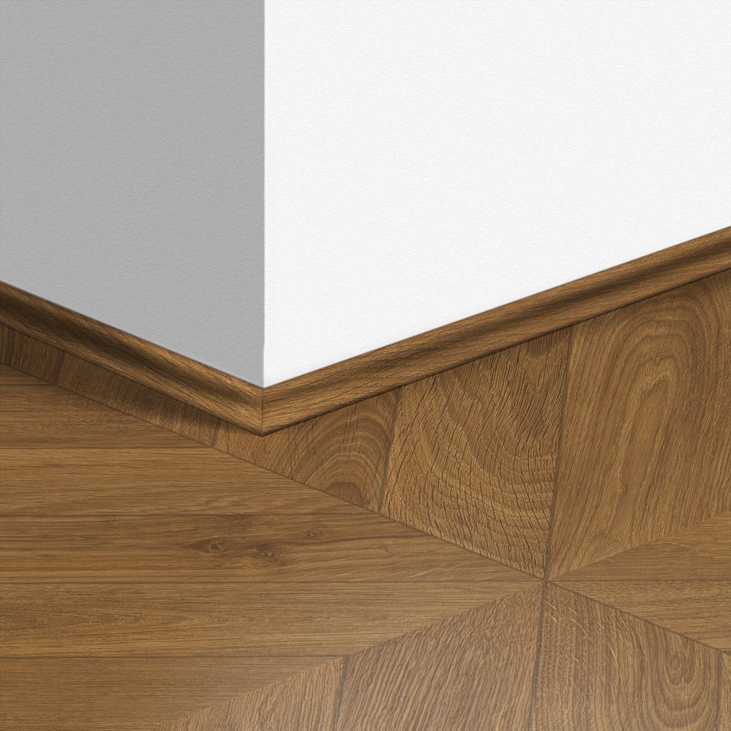 17mm 2400mm Quickstep Chevron Oak Brown Laminate Scotia Image 5