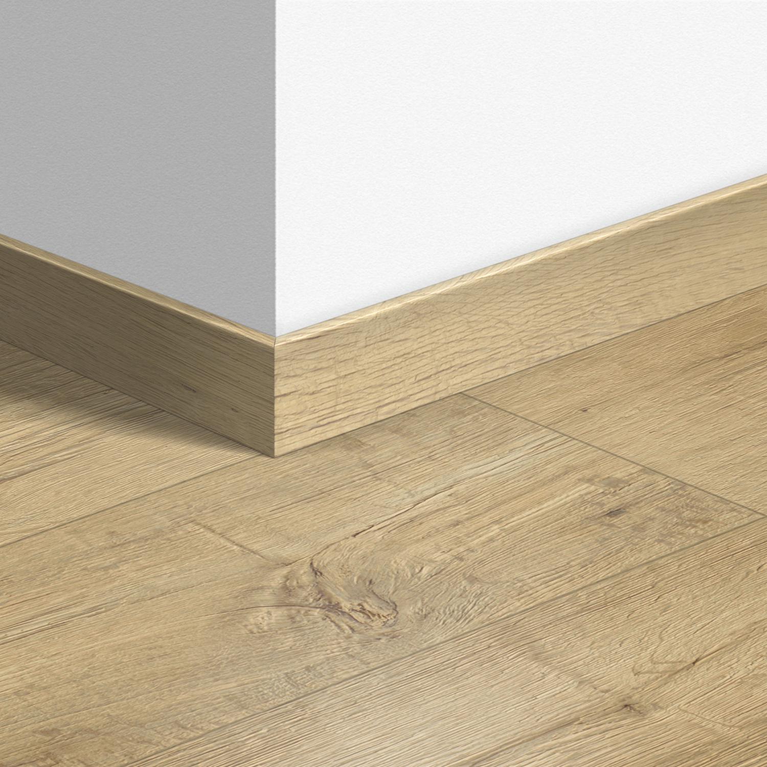 58X12mm 2400mm Quickstep Sandblasted Oak Natural Laminate Skirting Image 5
