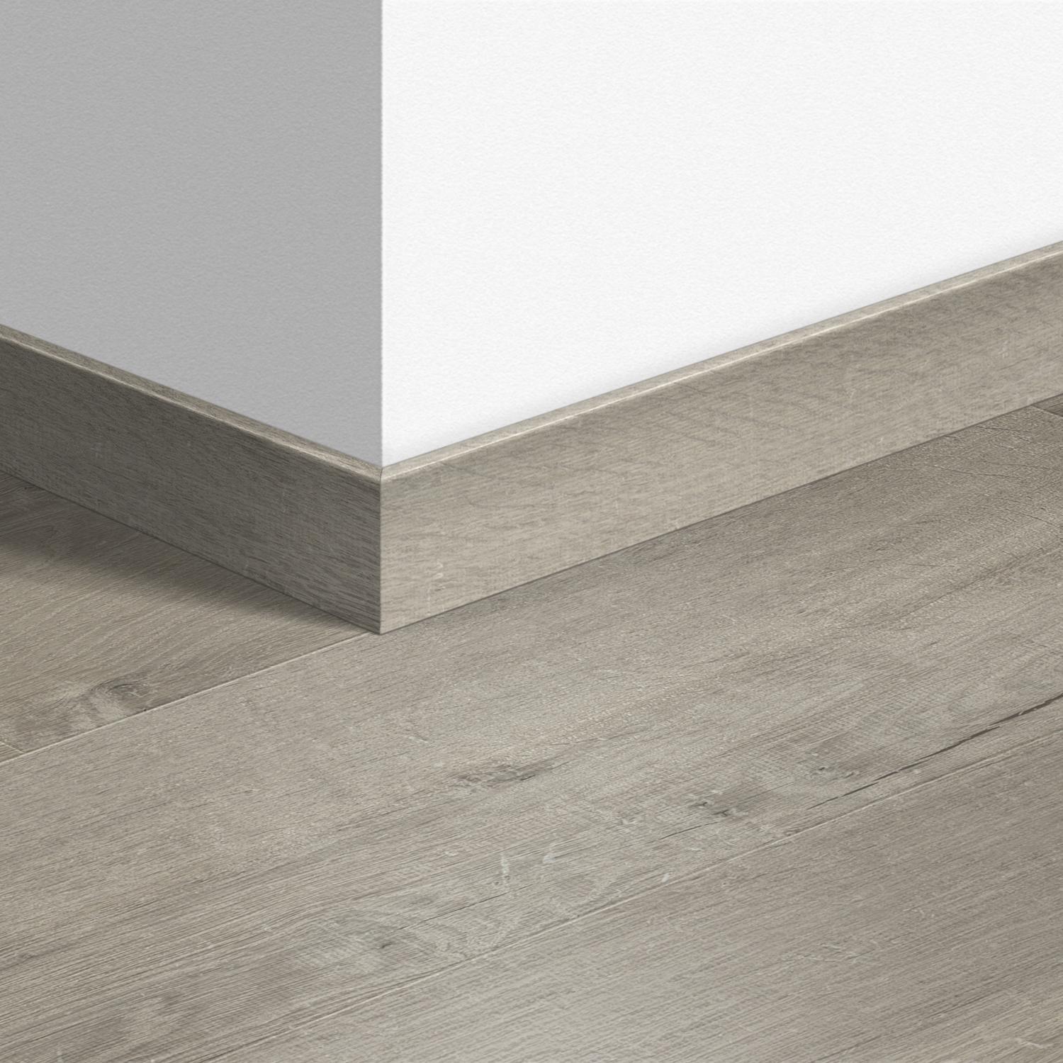 58X12mm 2400mm Quickstep Soft Oak Grey Laminate Skirting Image 5