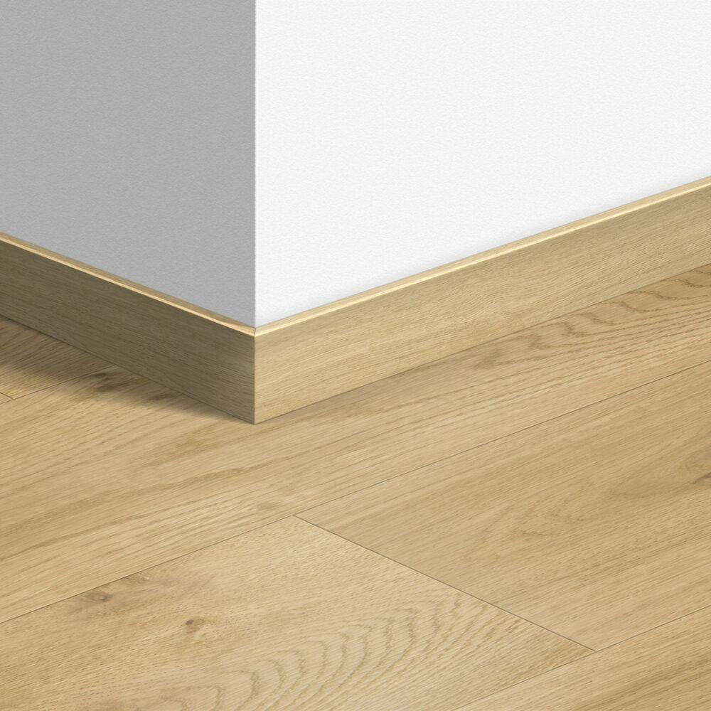 58X12mm 2400mm Quickstep Vinyl Drift Oak Beige Skirting Image 5
