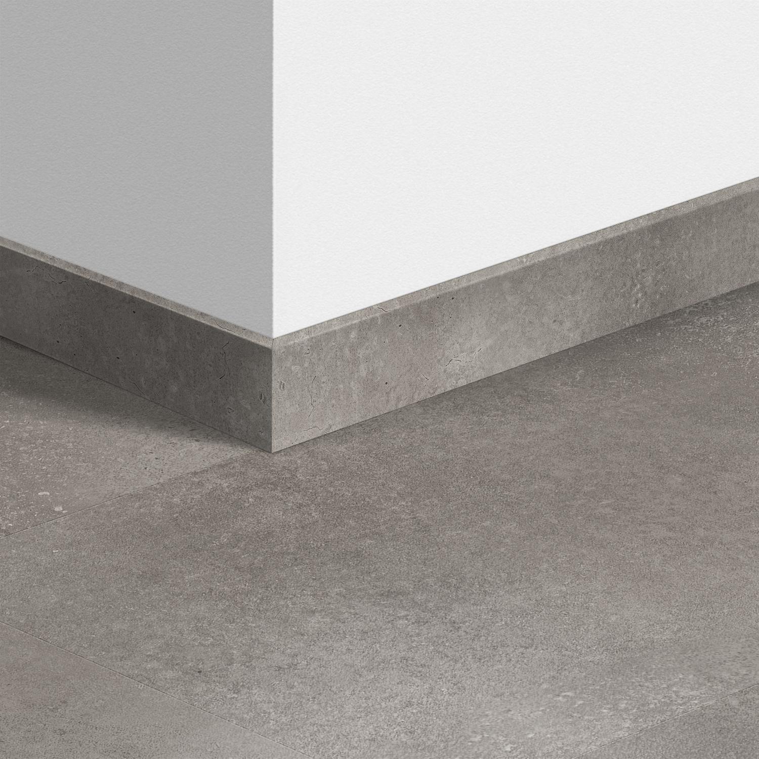 58X12mm 2400mm Quickstep Vinyl Concrete Rock Skirting Image 5