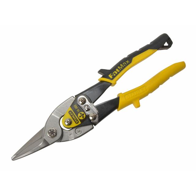 Stanley Yellow Straight Cut Aviation Snips (250mm)
