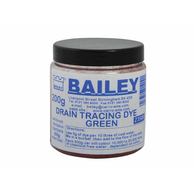 Bailey Green Drain Tracing Dye (200G)