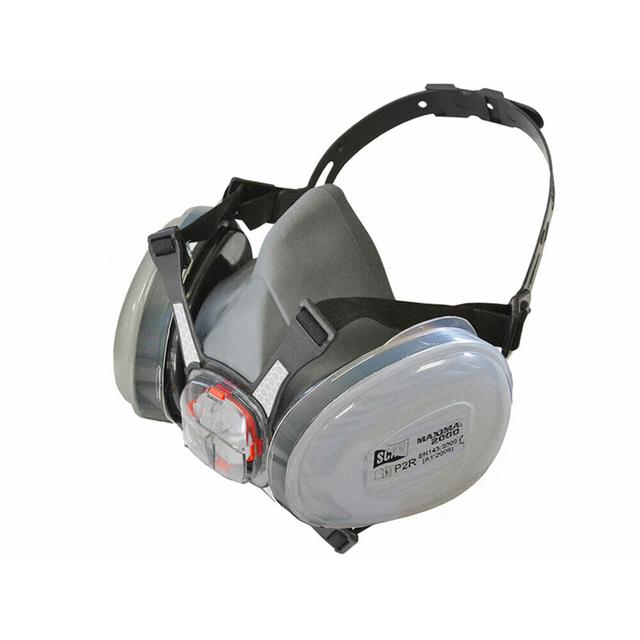 Scan Twin Half Mask Respirator with P2 Dust Filter Cartridges