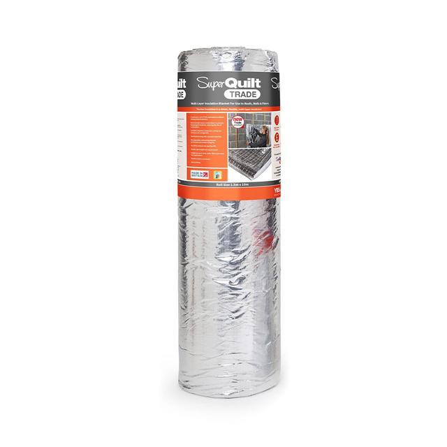 YBS SuperQuilt Trade Insulation Roll 15 m2 (1.5 x 10m, 40mm)