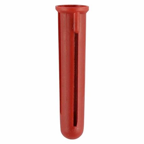 RED PLASTIC PLUGS (100) Image 1