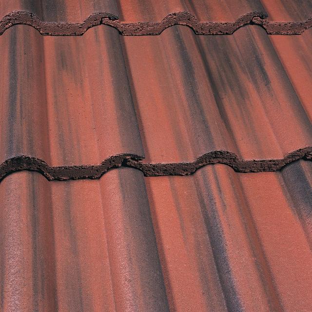 Marley Old English Dark Red Double Roman Roof Tile (420 x 330 mm)