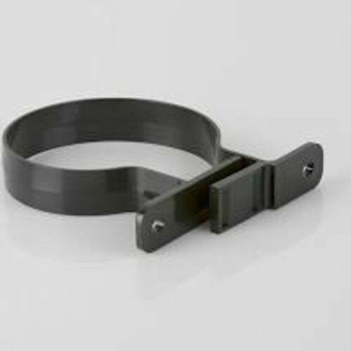 Brett Martin Black Double Fixing Pipe Bracket (110mm)