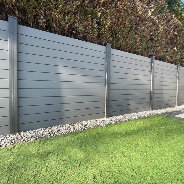 ArborFence Light Grey Composite Fence Panel Kit (5 Panels - 1200 x 9000mm)