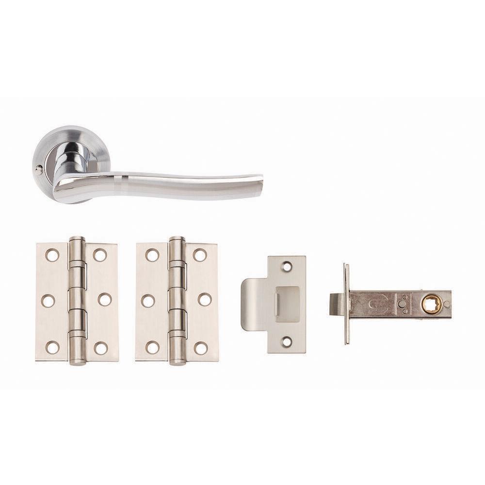 Mode Privacy Door Pack - Polished/Satin Chrome Dual Finish Image 1