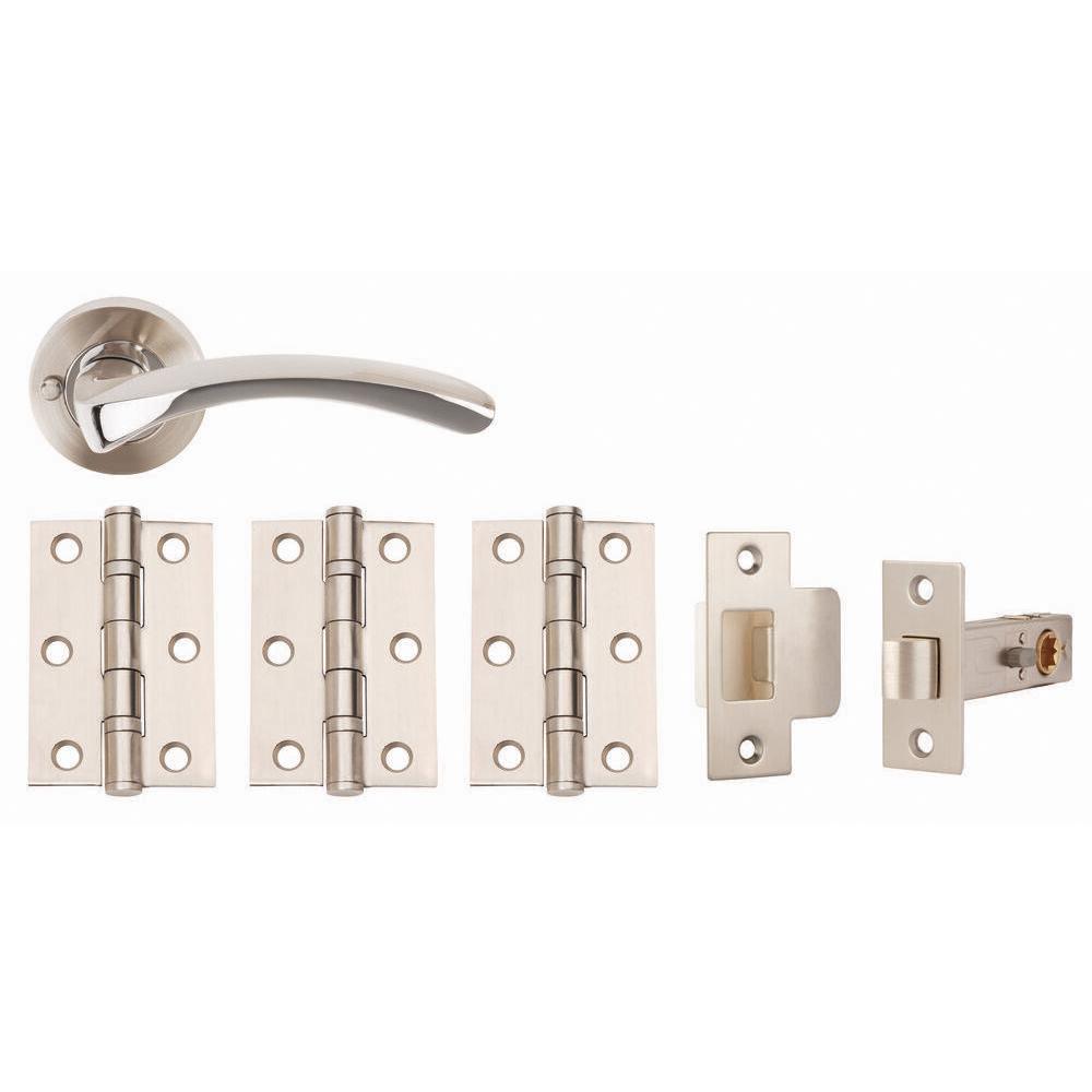 Argo Smart Internal Door Pack - Polished/Satin Chrome Dual Finish Image 1