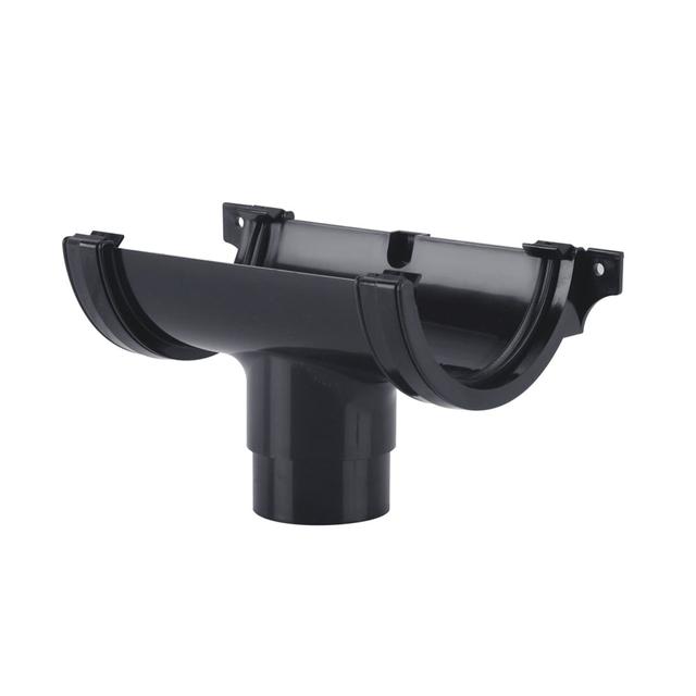 Brett Martin Anthracite Half Round Running Outlet (112 x 65mm)