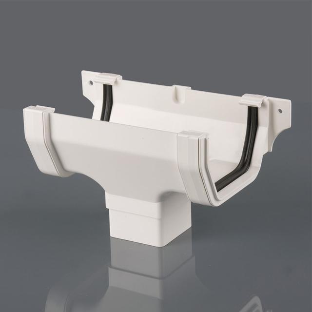 Brett Martin Arctic White Square Running Outlet (114 x 65mm)