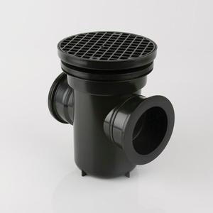 Brett Martin Back Inlet Bottle Gully with Round Lid (110mm)
