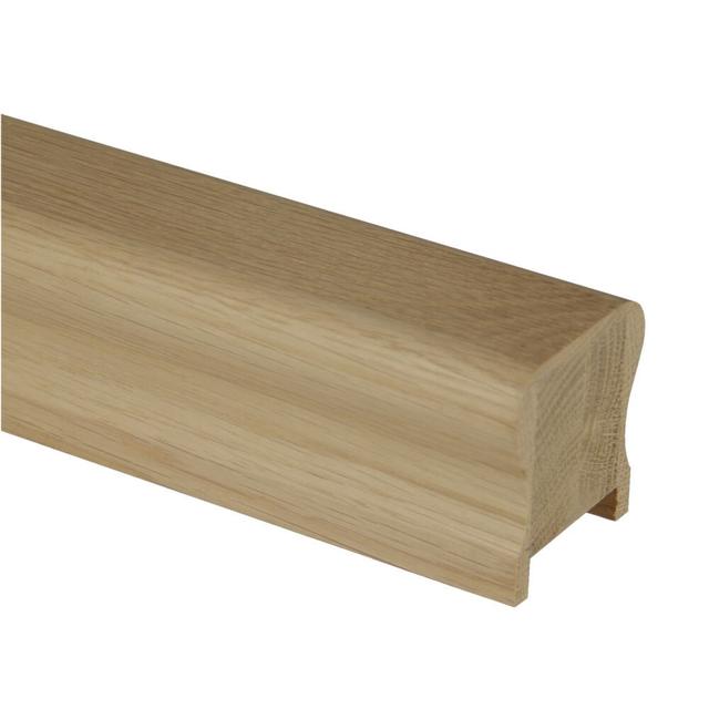 Richard Burbidge White Oak Grooved Handrail (3.6M 59 x 59mm 41mm)