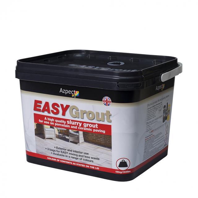 Azpects EASYGrout Grafito Porcelain Paving Slurry Grout (15kg)