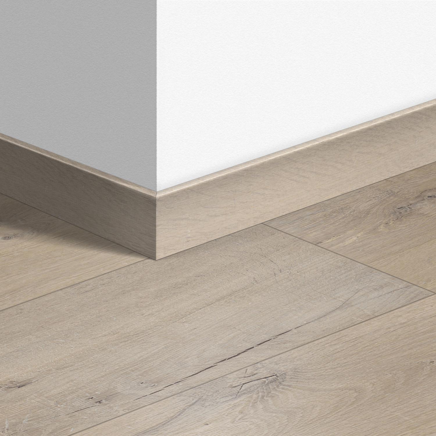 58X12mm 2400mm Quickstep Soft Oak Light Laminate Skirting Image 5