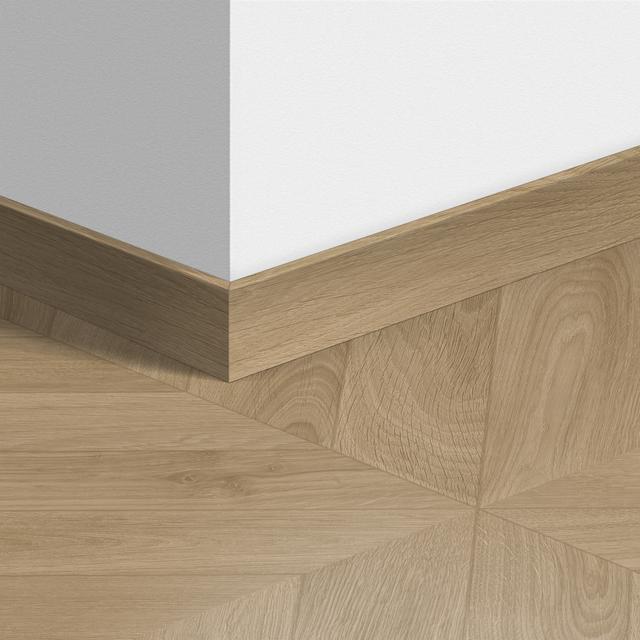 Quick-Step Chevron Oak Medium Laminate Skirting (58 x 12mm 2400mm)