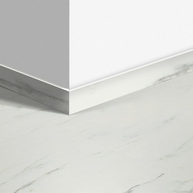 Quick-Step Vinyl Marble Carrara White Skirting (58 x 12mm 2400mm)