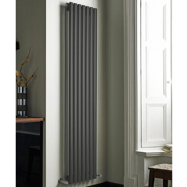 Kartell K-RAD Aspen Anthracite Vertical Single Radiator